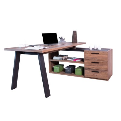  Scrivania Corner Desk Da Vinci Noce Brera 