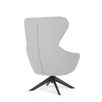 Poltrona Girevole Hailey Grigio