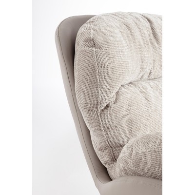  Poltrona Girovole Adinda Grigio Scuro/Tortora 
